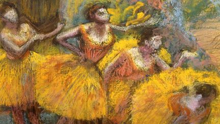 Danseuses aux jupes jaunes
 (Edgar Degas)