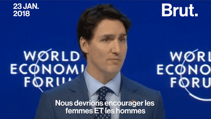 brut : trudeau davos