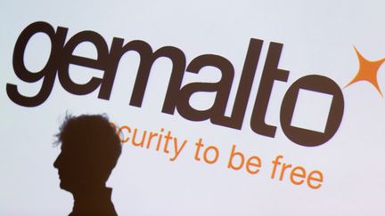 Le logo de Gémalto. (KENZO TRIBOUILLARD / AFP)