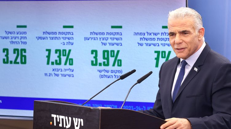 Opposition leader Yair Lapid who opposes the Israeli government bill.  (JACK GUEZ / AFP)