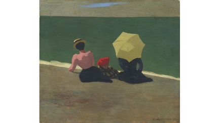 Félix Vallotton, On The Beach, 1899.
 (private Collection, Switzerland.)