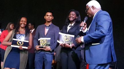 Les trois premiers prix du concours Creative Lab sur la ville durable sont allés le 23 novembre 2018&nbsp;à Yvette Ishimwe du Rwanda, à Zaheer Allam de l’île Maurice et à Oulimata Sourang du Sénégal. Ce concours se déroulait dans le cadre du sommet Africités qui s'est tenu à Marrakech du 20 au 25 novembre 2018. (CREATIVE LAB/ BEES55/ AFRICITES)