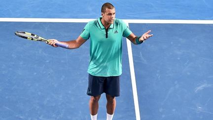 &nbsp; (Jo-Wilfried Tsonga est passé à côté de son match  contre Kei Nishikori © Maxppp)