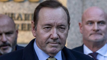 L'acteur américain Kevin Spacey, le 20 octobre 2022 à New York. (YUKI IWAMURA / AFP)