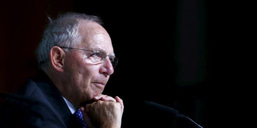 Le ministre allemand des Finances, Wolfgang Schäuble, à Francfort le 9 juillet 2015 (REUTERS - Ralph Orlowski)