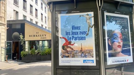 Le restaurant le Berkeley, près du Grand Palais, à Paris. (PAOLA GUZZO / RADIOFRANCE)