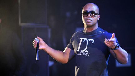 Le rappeur français Rohff, à La Cigale, à Paris, le 15 avril 2011.&nbsp; (LORENVU / SIPA)