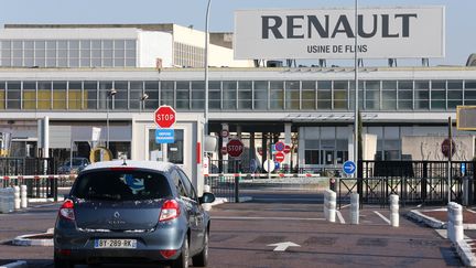 Renault a annonc&eacute; le 26 avril 2013 que la prochaine g&eacute;n&eacute;ration de la Micra de Nissan serait produite dans son usine de Flins (Yvelines). (THOMAS SAMSON / AFP)