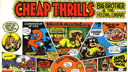 La bande dessinée de Robert Crumb pour "Cheap Thrills" est une des pochettes les plus célèbres de l'histoire du rock. (DR)