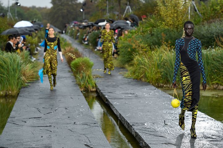 Défilé Marine Serre printemps-été 2020 lors de la Paris fashion Week printemps-été 2019, le 24 septembre 2019 (WWD/REX/SIPA / SHUTTERSTOCK)