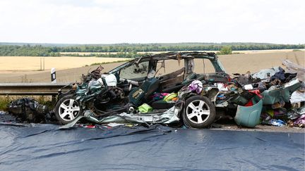 &nbsp; (Cinq personnes ont été tuées vendredi dans un accident de la route, dans la Meuse. © MaxPPP)