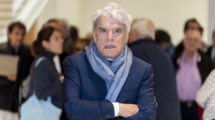 Bernard Tapie, le 4 avril 2019 lors de son procès devant la cour d'appel de Paris. (SAMUEL BOIVIN / NURPHOTO / AFP)