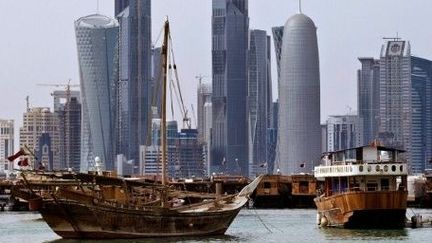 La vitalité de la construction sur le front de mer de Doha, capitale du Qatar. (AFP/Vitaliy Belousov / RIA NOVOSTI)