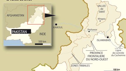 Les zones tribales du nord-ouest du Pakistan (AFP)