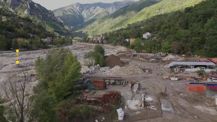 Saint-Martin-Vésubie après le passage de la tempête Alex (France 3 Côte d'Azur)