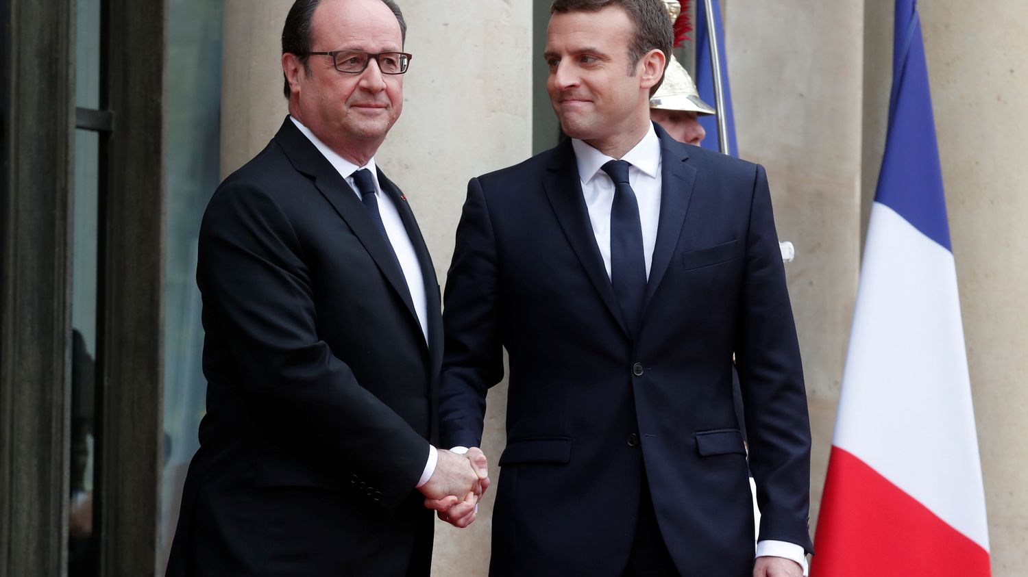 JO 2024 Emmanuel Macron reçoit Nicolas Sarkozy et François Hollande à l'Elysée