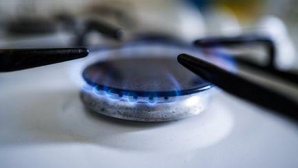 A gas stove in Paris, July 19, 2023. (LAURE BOYER / HANS LUCAS / AFP)