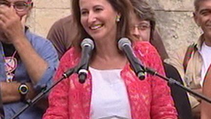 Ségolène Royal lors de son discours à la Fête de la fraternité, à Montpelier, le 19 septembre 2009 (© France 3)