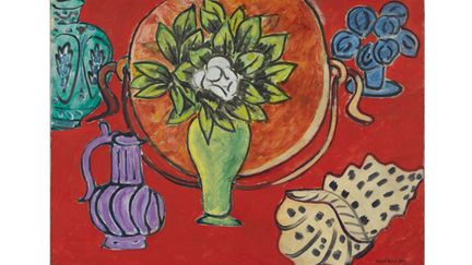 Henri Matisse, "Nature morte au magnolia", Nice, H&ocirc;tel R&eacute;gina, ao&ucirc;t-octobre 1941. (SUCCESSION H. MATISSE)