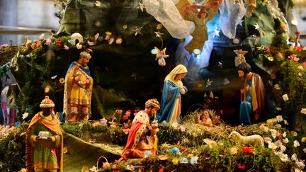 Une cr&egrave;che de No&euml;l &agrave; Lyon (Rh&ocirc;ne), le 12 d&eacute;cembre 2014. (MAXPPP)