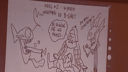 Bataille de dessins entre lyonnais et québecois
 (DR)