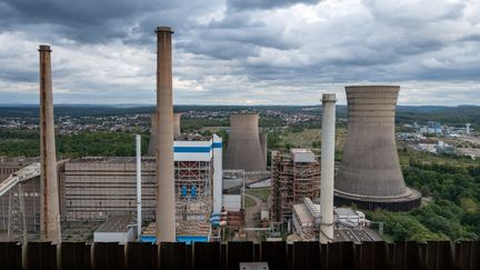 La centrale à charbon de Saint-Avold, en Moselle, le 28 septembre 2022.
 (THIERRY LINDAUER / MAXPPP)