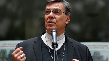 Mgr Aupetit, le 15 juin 2019, à Paris. (ZAKARIA ABDELKAFI / AFP)