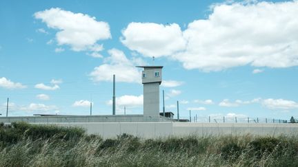 Le centre pénitentiaire de Béziers (Hérault), le 11 juin 2024. (ROMAIN COSTASECA / HANS LUCAS / AFP)