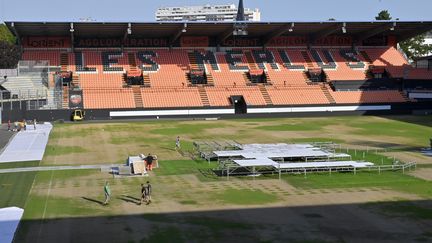 Le stade du Moustoir lors du Festival interceltique de Lorient, le 10 août 2022. (MAXPPP)