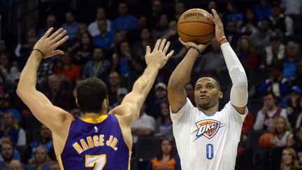 Russell Westbrook n'a pas eu à forcer son talent contre les Lakers (? USA TODAY SPORTS / REUTERS / X02835)