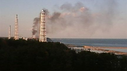 Photo de la centrale nucléaire située dans la ville de Okuma (préfecture de Fukushima) réalisée le 23 mars par Tepco. (AFP PHOTO / TEPCO VIA JIJI PRESS.)