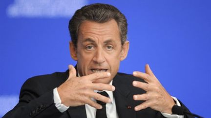 Nicolas Sarkozy, le 19 avril. (AFP - Eric Feferberg)