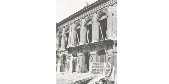 Façade du Palais Rose lors de sa démolition en 1969
 (DR)