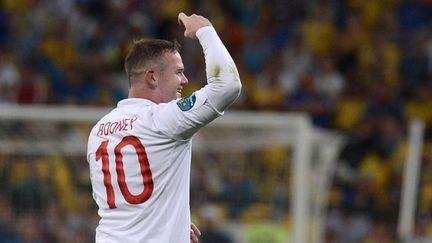 Wayne Rooney célèbre son but 