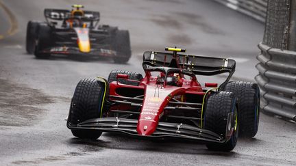 Carlos Sainz à Monaco, le 29 mai 2022. (XAVI BONILLA / XAVI BONILLA via AFP)