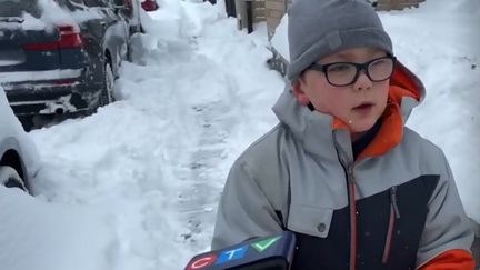 Carter, 9 ans, interviewé par la chaîne CTV News. (CAPTURE D'ECRAN)