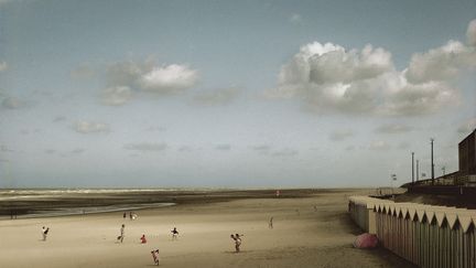 Série "Rivages"&nbsp;Baie de Somme. Fort Mahon. 1991 (© HARRY GRUYAERT/MAGNUM PHOTOS / MAGNUM PHOTOS  - 19, RUE HÉGESI)