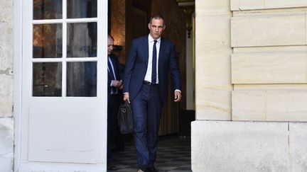 Gilles Simeoni, au sortir de l'hôtel de Matignon, le 2 juillet 2018. (GERARD JULIEN / AFP)