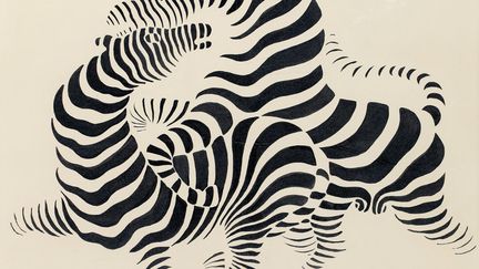 L'œuvre de Victor Vasarely, père de l'art optique, a marqué l'imaginaire des Trente Glorieuse et la culture de l'époque, de la mode au graphisme ou au cinéma. Le Centre Pompidou présente la première grande rétrospective de cet artiste d'origine hongroise installé en France en 1930, suivant les grandes étapes de son œuvre, depuis sa formation dans les traces du Bauhaus jusqu'à ses dernières innovations science-fictionnelles. 300 peintures, sculptures, intégrations architecturales, publicités et documents. Du 6 février au 6 mai 2019. Ici, Vasarely, "Zèbres-A", 1938, Collection particulière, en dépôt à la Fondation Vasarely, Aix-en-Provence
 (Photo © Fabrice Lepeltier © Adagp, Paris, 2018)