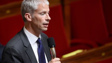 Franck Riester à l'Assemblée nationale le 4 mai 2016. (BERTRAND GUAY / AFP)