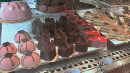 La boulangerie-pâtisserie de Caroline, une Française, fait un tabac à Delhi, en Inde (29 février 2012). (FTV)