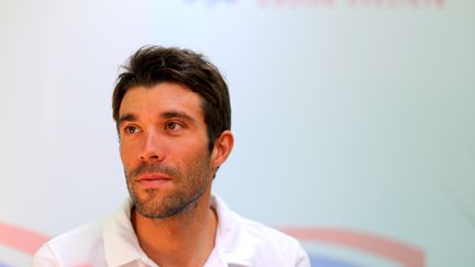 Thibaut Pinot lors du Tour de France 2019, le 22 juillet à Nîmes (Gard). (KEI TSUJI / BETTINIPHOTO / AFP)