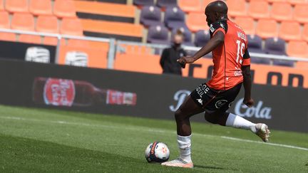 Yoane Wissa contre Angers, le 2 mai 2021.&nbsp; (SEBASTIEN SALOM-GOMIS / AFP)