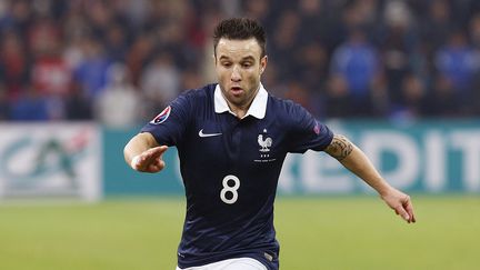 Mathieu Valbuena, sous les couleurs de l'&eacute;quipe de France, le 18 novembre 2014 au stade V&eacute;lodrome &agrave; Marseille. (PHILIPPE LAURENSON / BLUEPIX / AFP)