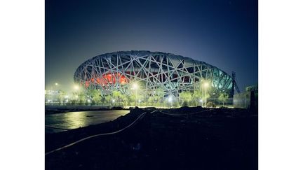 Comme pour l&#039;ensemble de ses créations, Ai Weiwei a enregistré l&#039;évolution de la construction du stade olympique, parfois en continu sur une période de 24h
 (Ai Weiwei)