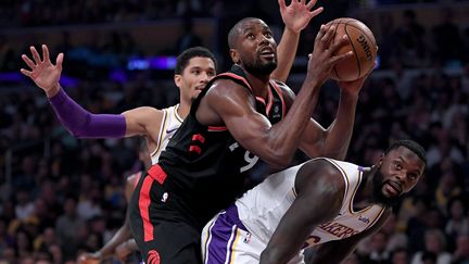 Serge Ibaka (Toronto) impérial dans la raquette (HARRY HOW / GETTY IMAGES NORTH AMERICA)