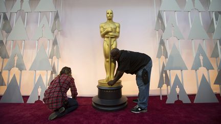  (Préparatifs de la 87e cérémonie des Oscars © REUTERS / Mario Anzuoni)