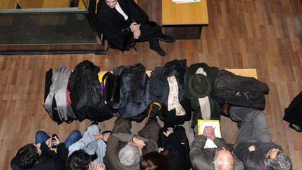 Le procès d'anciens membres de la dictature chilienne à la cour d'assises de Paris (décembre 2010) (AFP / Miguel Medina)