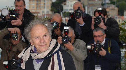 Jean-Louis Trintignant &agrave; Cannes le dimanche 20 mai 2012 pour la pr&eacute;sentation de "Amour" de Mickael Haneke. (ALBERTO PIZZOLI / AFP)