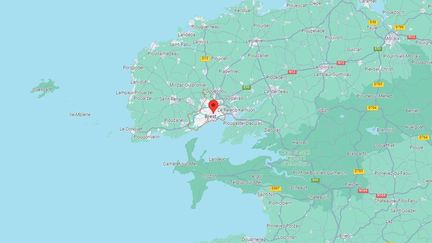 La ville de Brest (Finistère). (GOOGLE MAPS)